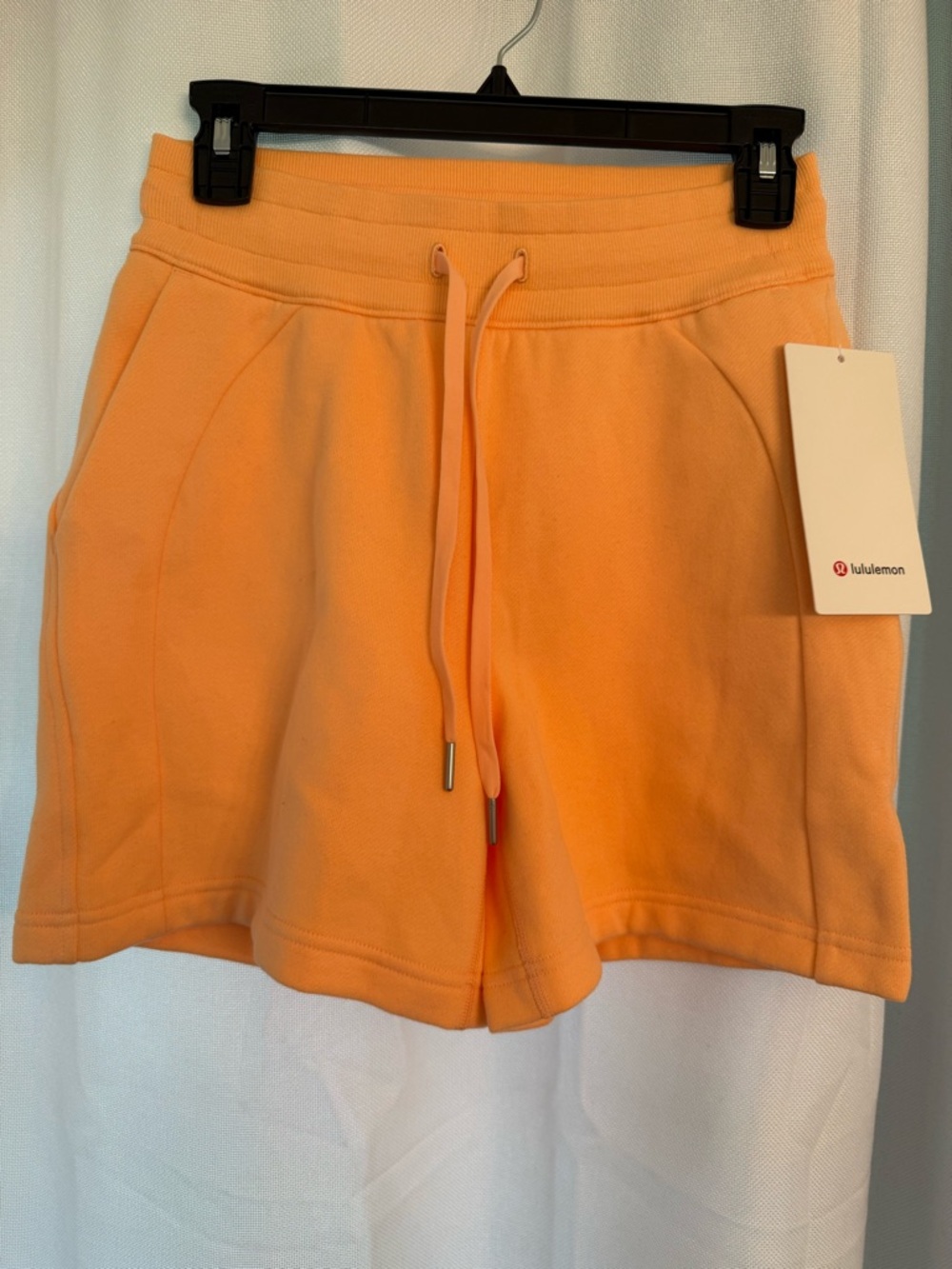 lululemon Scuba High Rise Shorts 5” (Peach Bellini)